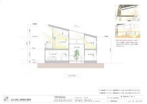 間取りデザイン09｜中庭と前庭のある二世帯住宅