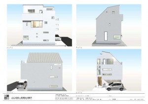 間取りデザイン05｜家族を感じるスキップフロアーを楽しむ家