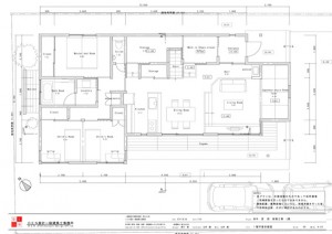 間取りデザイン01｜自然豊かな敷地に建てる広がる空間