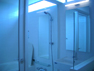照明演出による幻想的な浴室